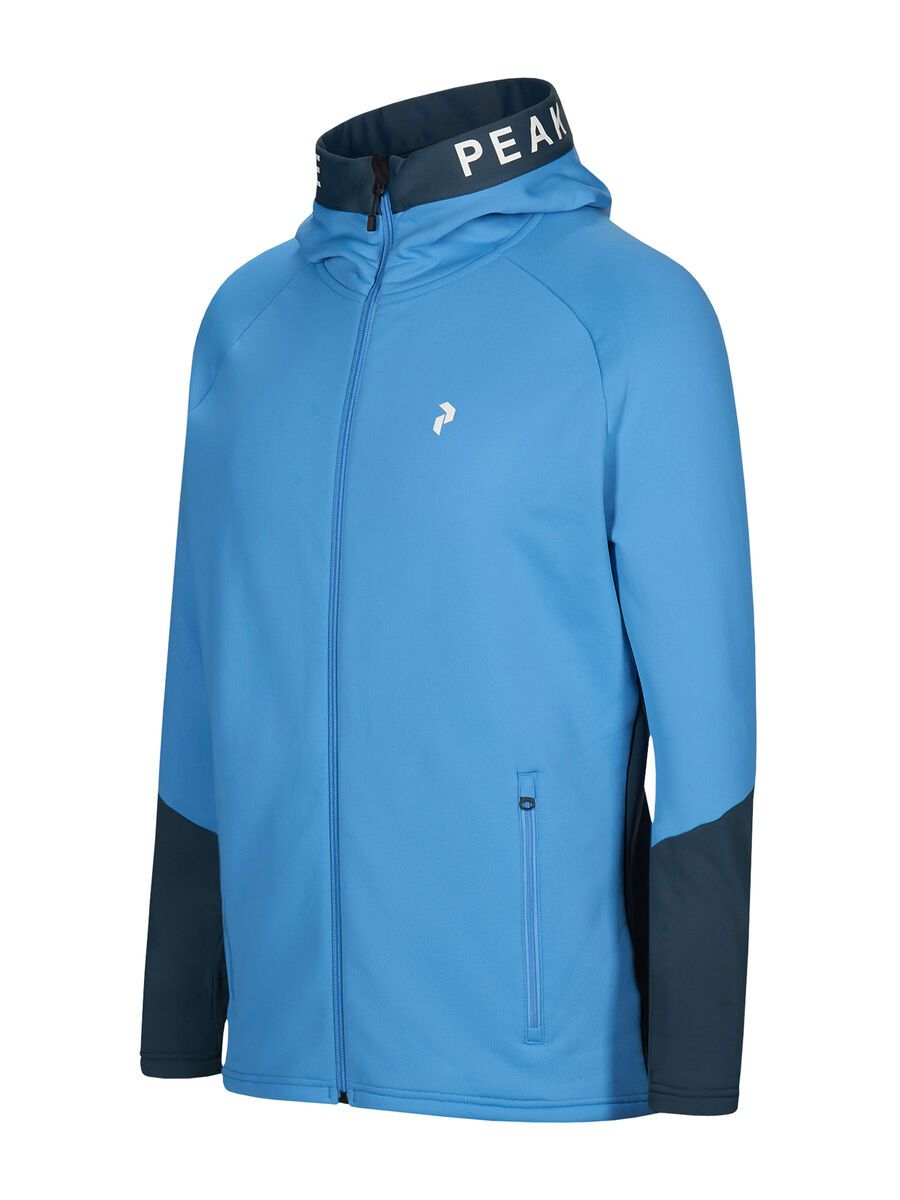 Peak Performance Rider Zip Hood, blue elevation - Bild 3