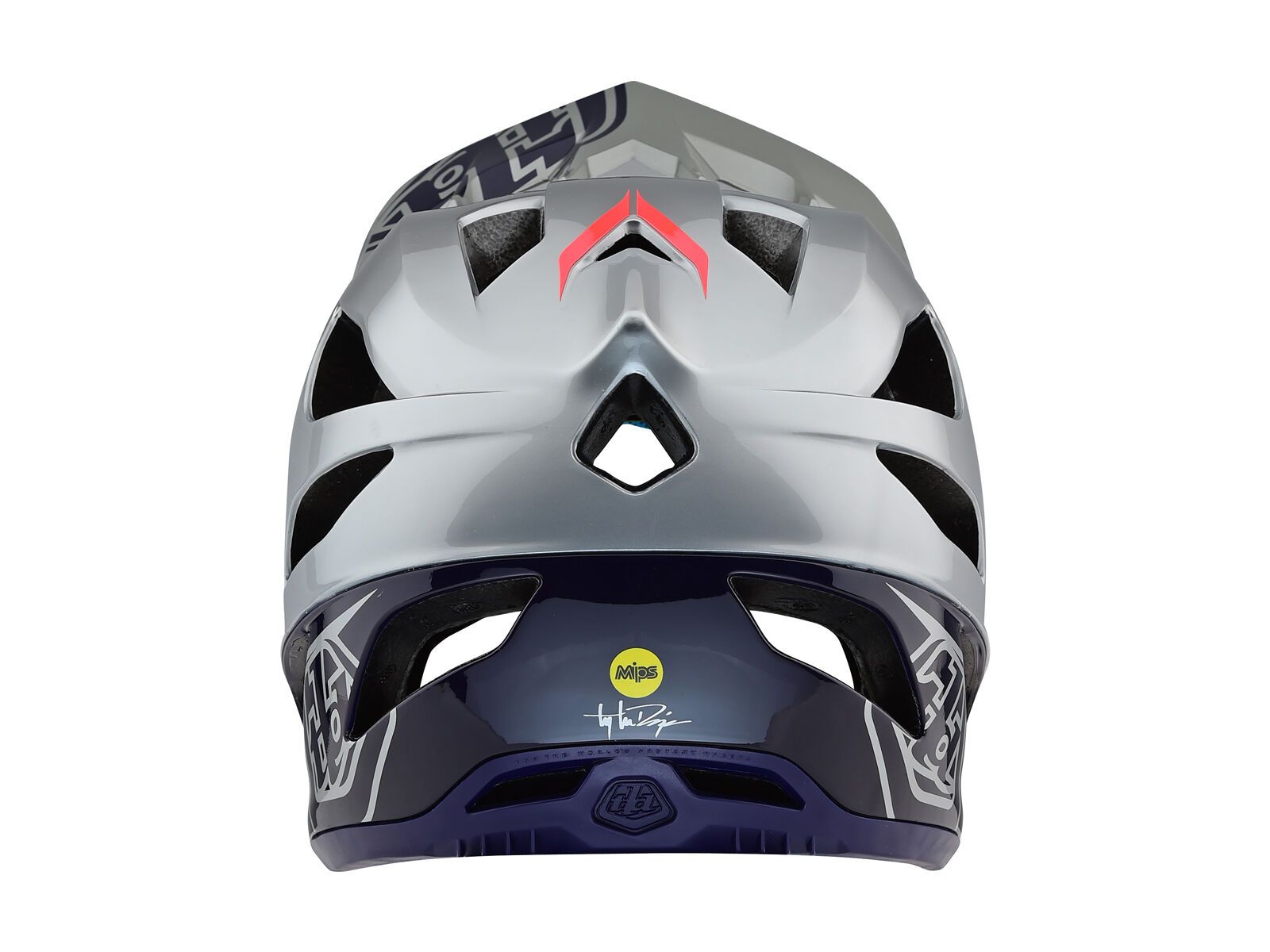 TroyLee Designs Stage Race Helmet MIPS, silver/navy - Bild 3