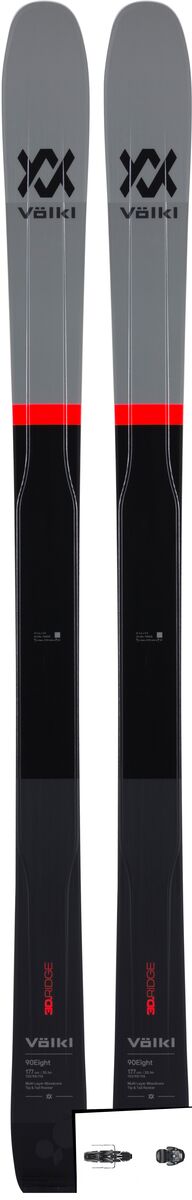 Set: Völkl 90Eight 2019 + Atomic Warden MNC 11 black/black - Bild 1