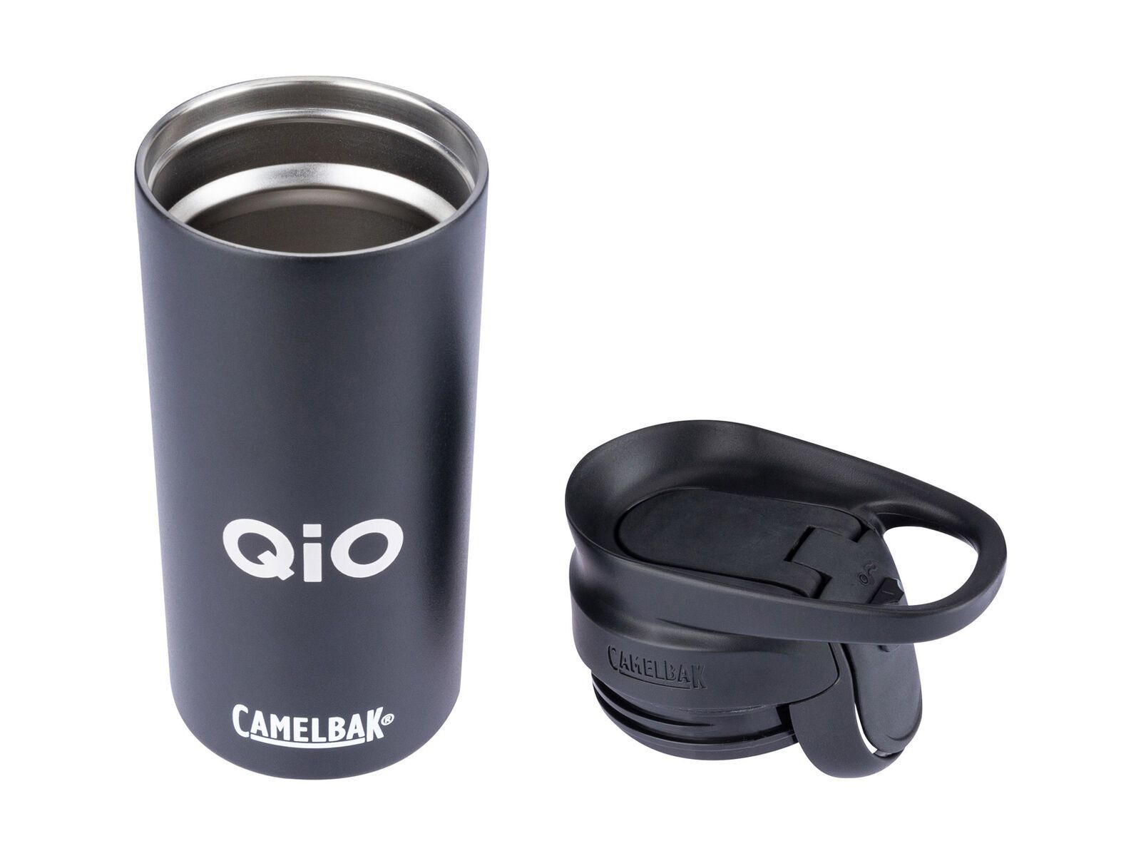 QiO Forge® Flow vakuumisolierte 350 ml Edelstahlflasche by Camelbak, black - Bild 2
