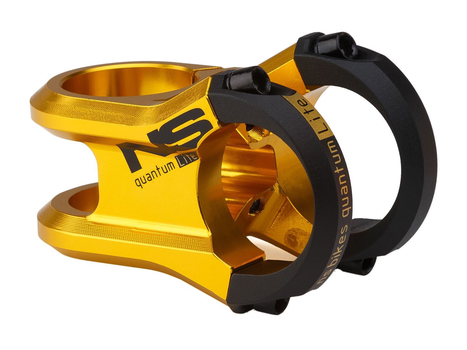 NS Bikes Quantum Lite Stem, black/gold - Bild 1