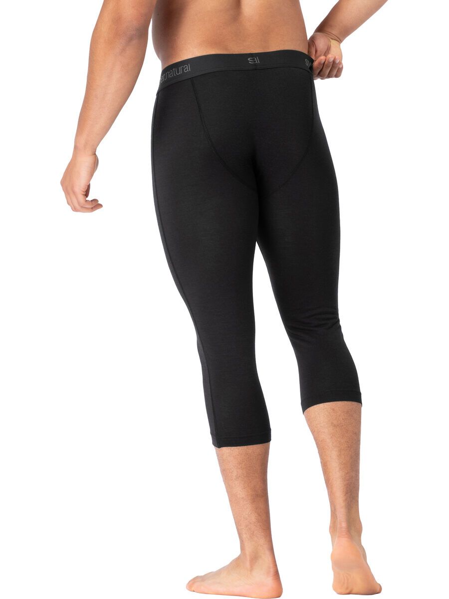 super.natural Tundra175 Tight 3/4 Herren, jet black - Bild 5
