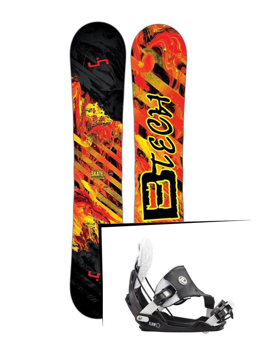 Set: Lib Tech Sk8 Banana 2017 + Flow Five Hybrid (1513190S) - Bild 1