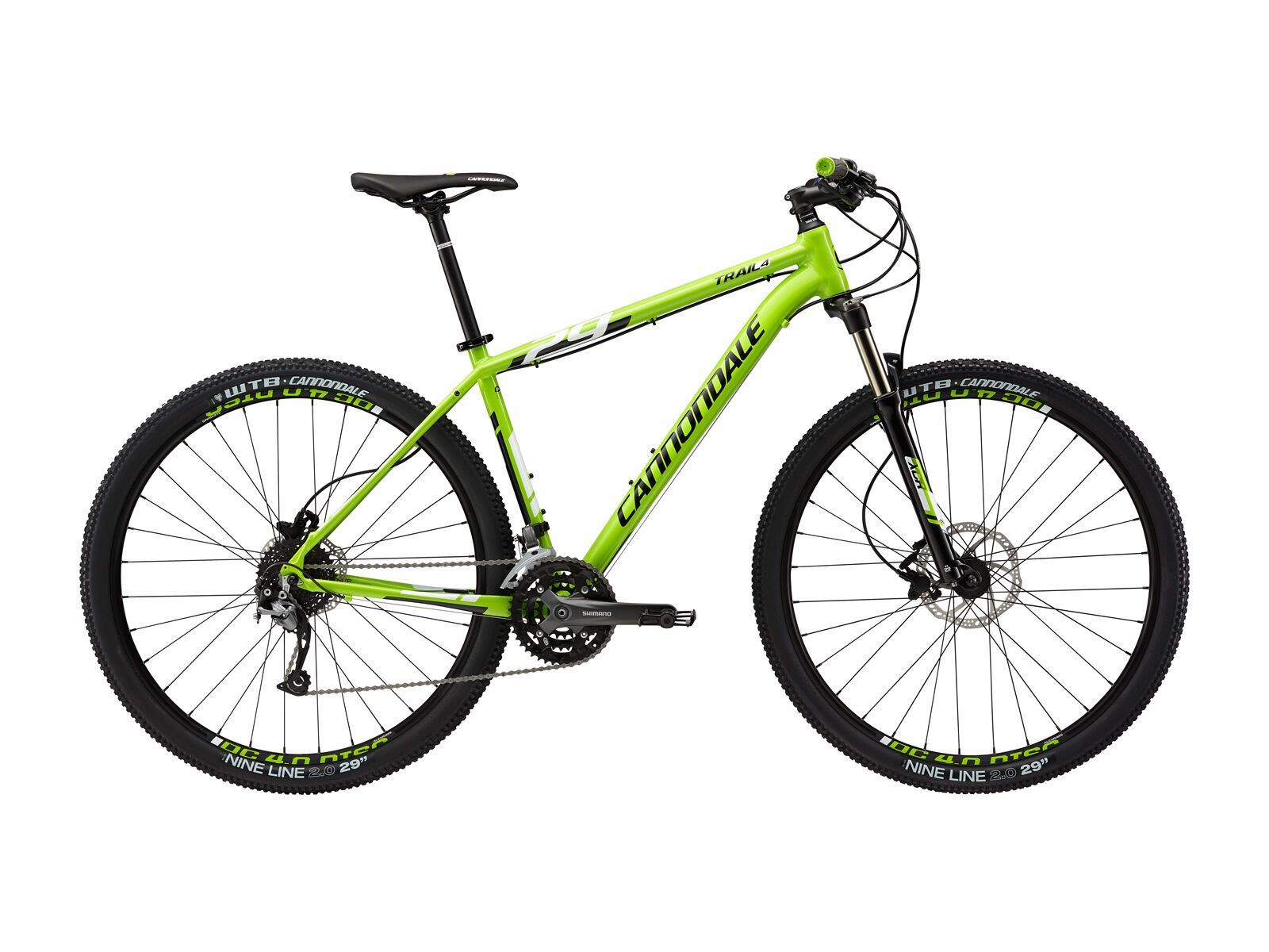 Cannondale Trail 29 4, berzerker green with let black, magnesium white, gloss - Bild 1