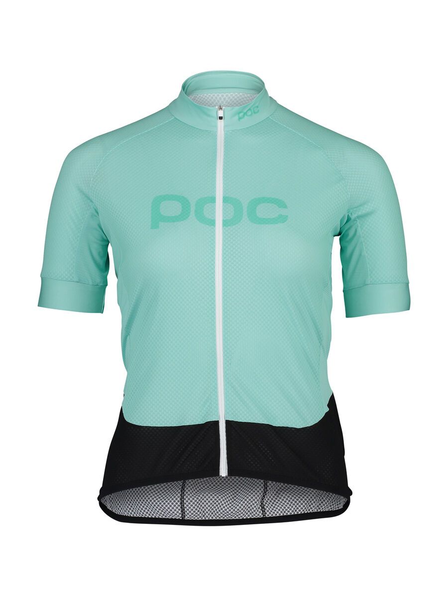 POC Essential Road Women's Logo Jersey, lt fluorite green/fluorite green - Bild 1