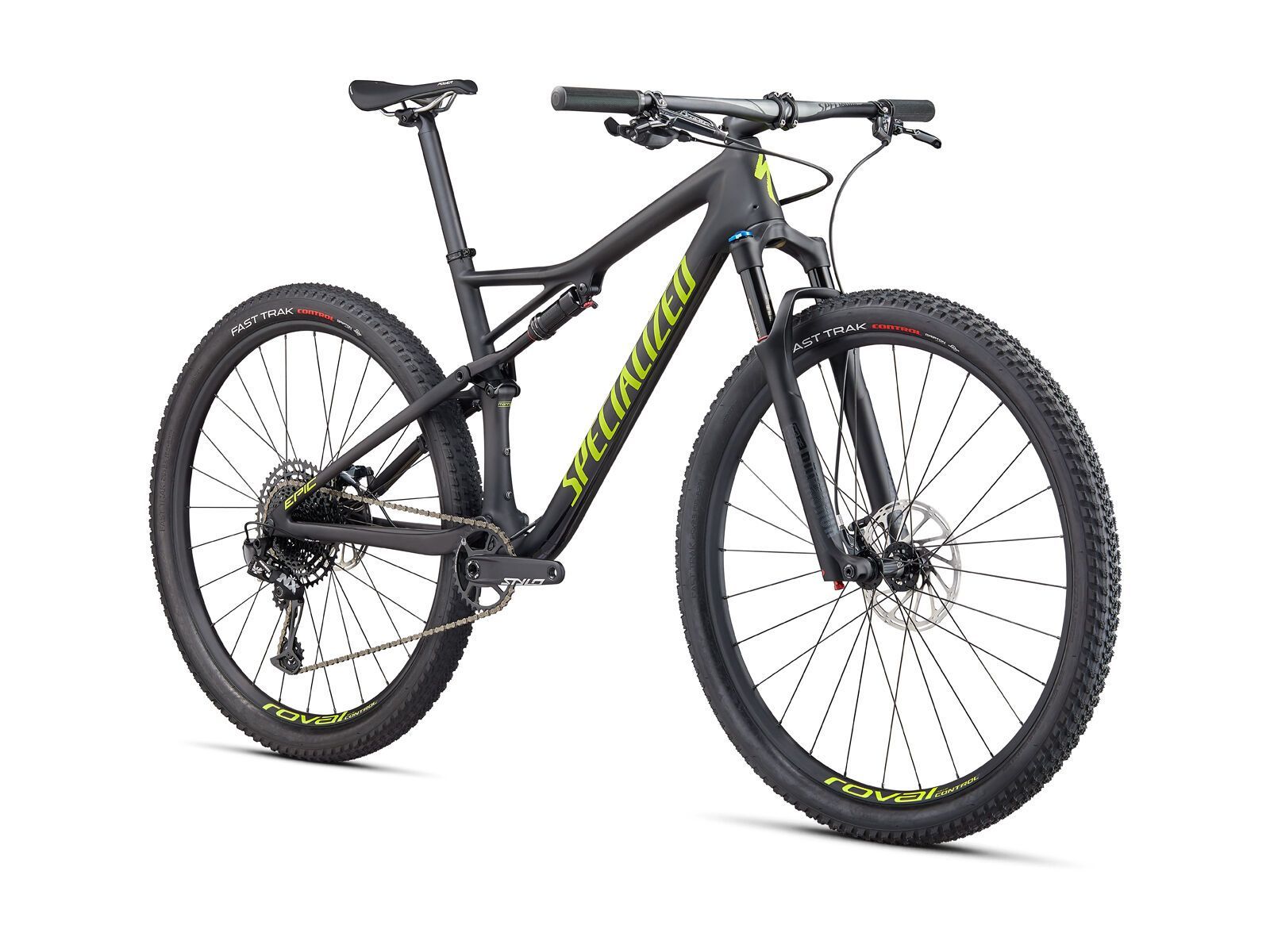 Specialized Epic Comp Carbon, satin carbon/hyper green - Bild 2