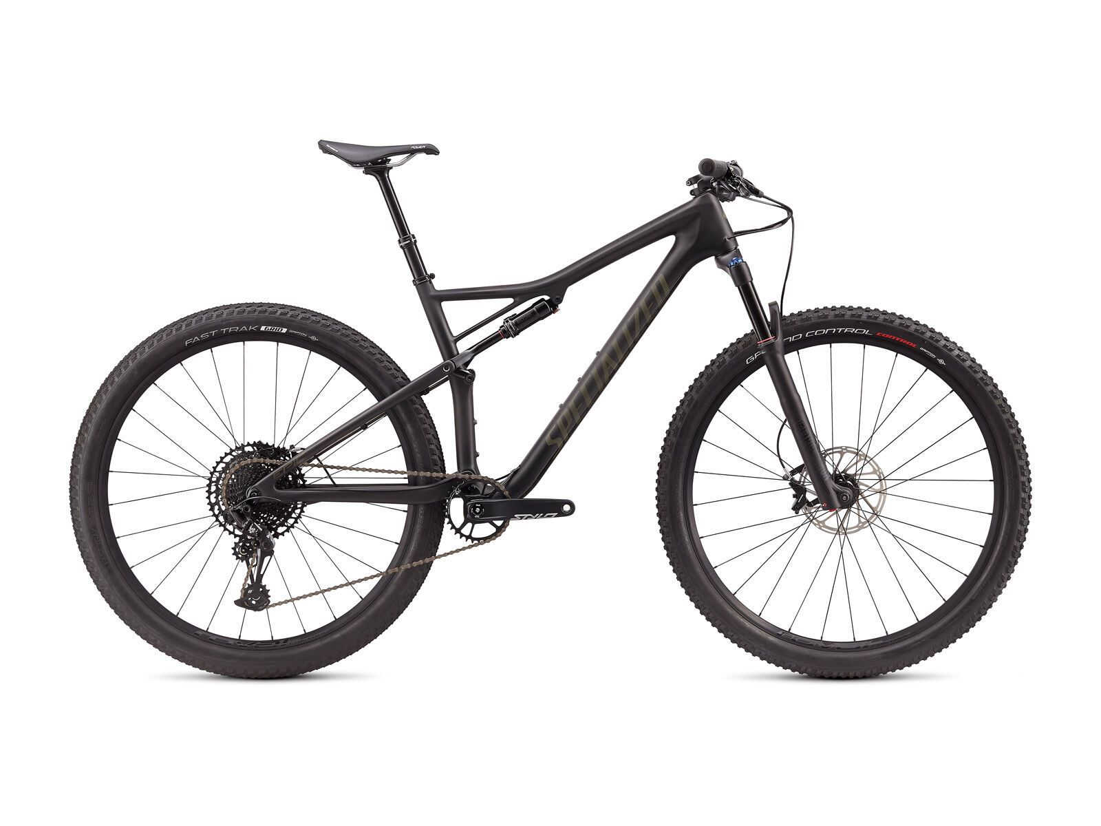 Specialized Epic Comp Carbon Evo, satin carbon/oak green - Bild 1