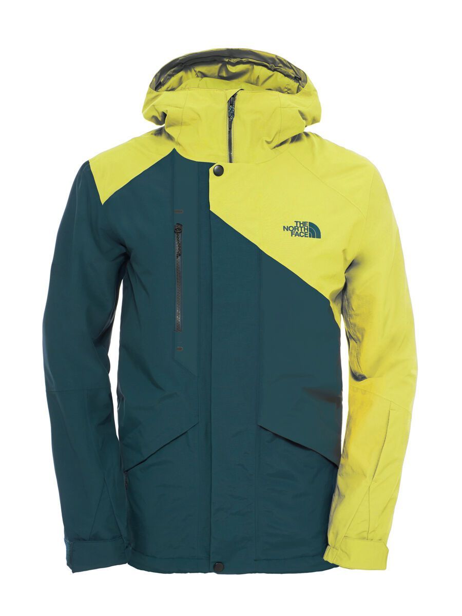 The North Face Mens Dubs Insulated Jacket, depth green/venom yellow - Bild 1