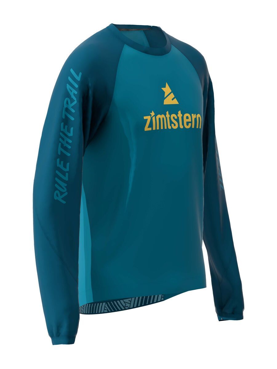 Zimtstern PureFlowz Shirt LS, blue steel/french navy/mimosa - Bild 3