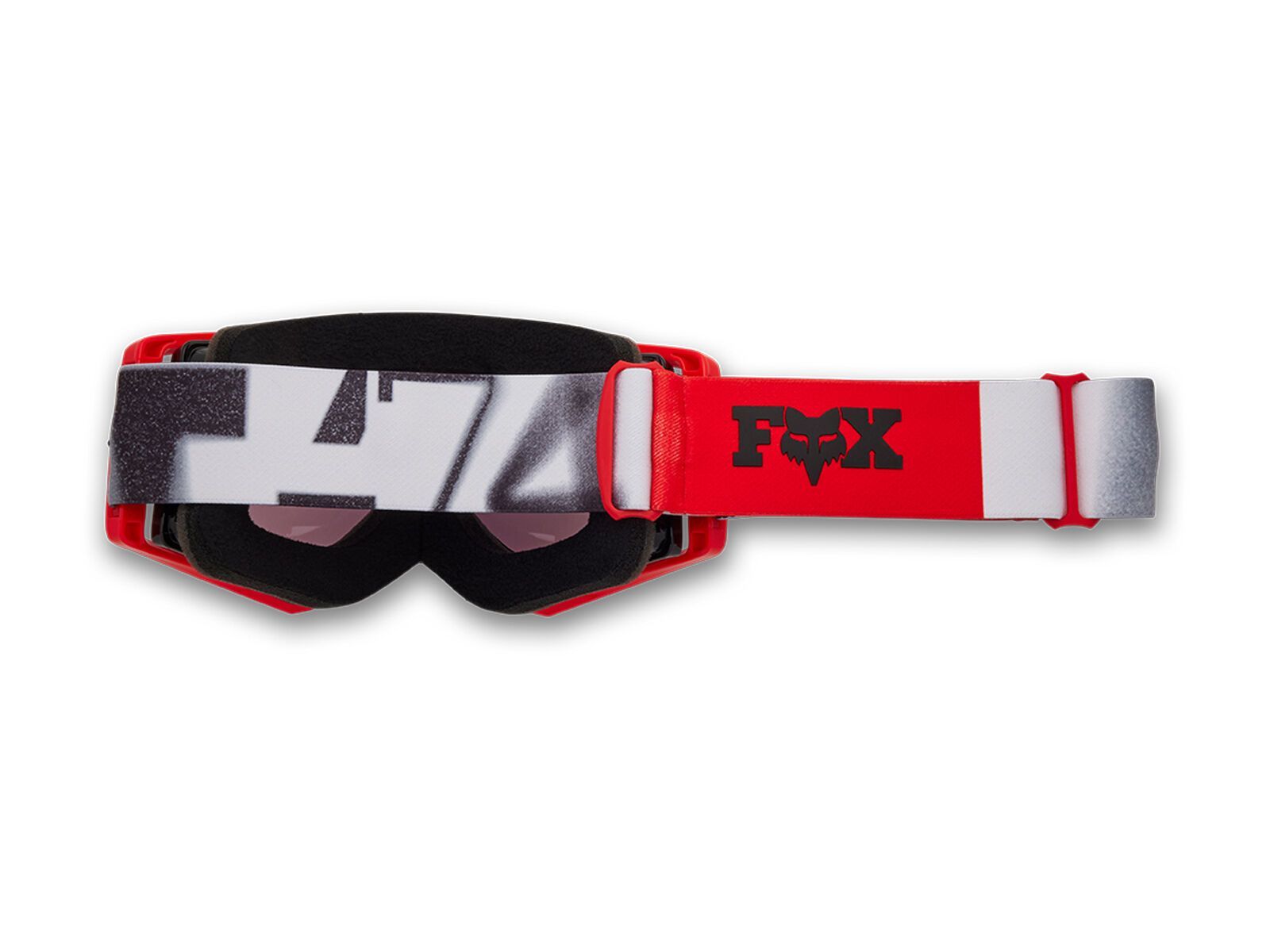 Fox Airspace Seventy4 Goggle, Vivid Grey / fluorescent red - Bild 2