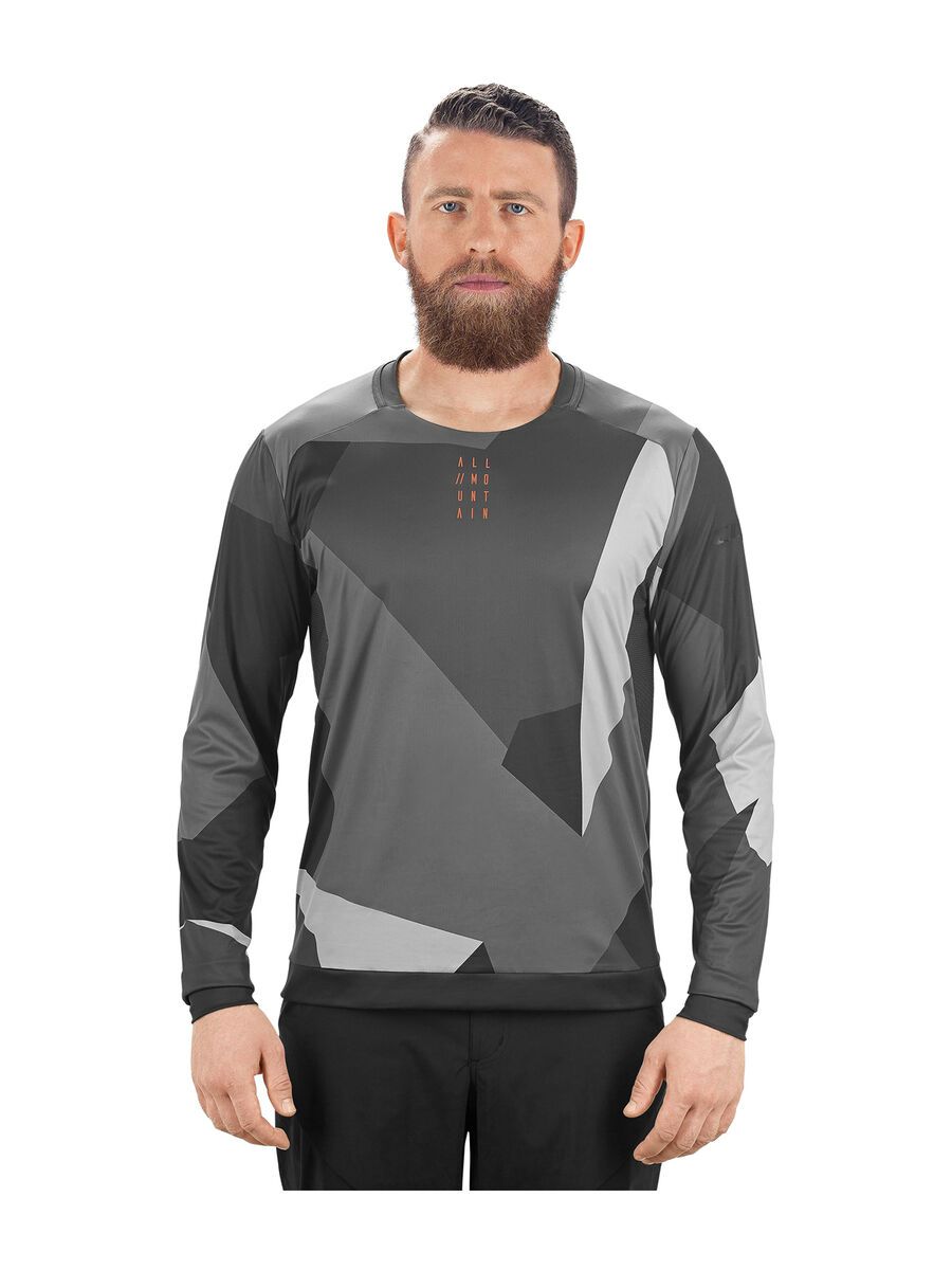Cube AM Rundhalstrikot langarm, grey camo - Bild 3