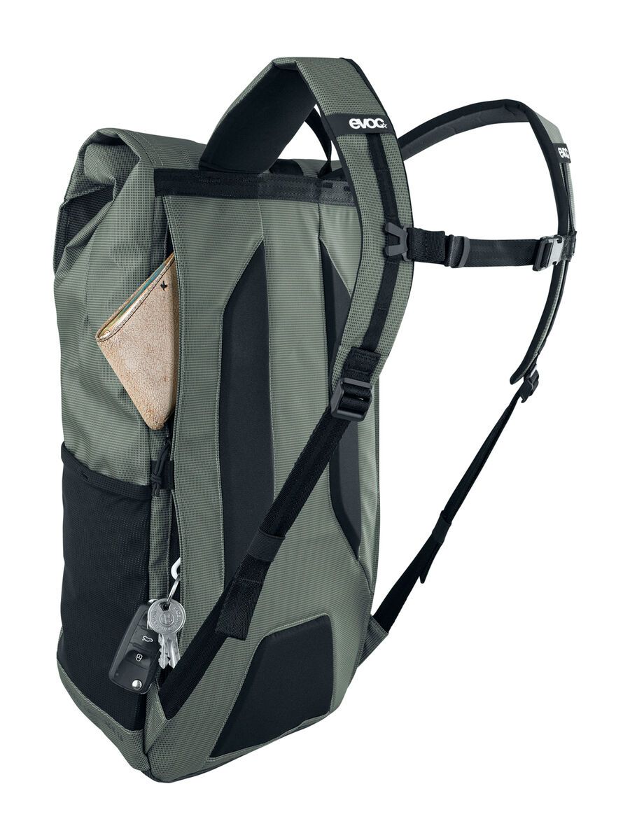 Evoc Duffle Backpack 16, dark olive/black - Bild 7