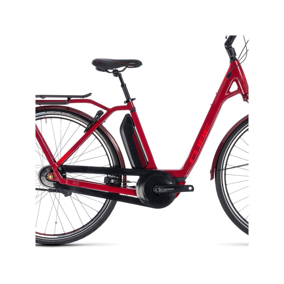 Cube Town Hybrid Pro 400 Easy Entry, darkred´n´red - Bild 4