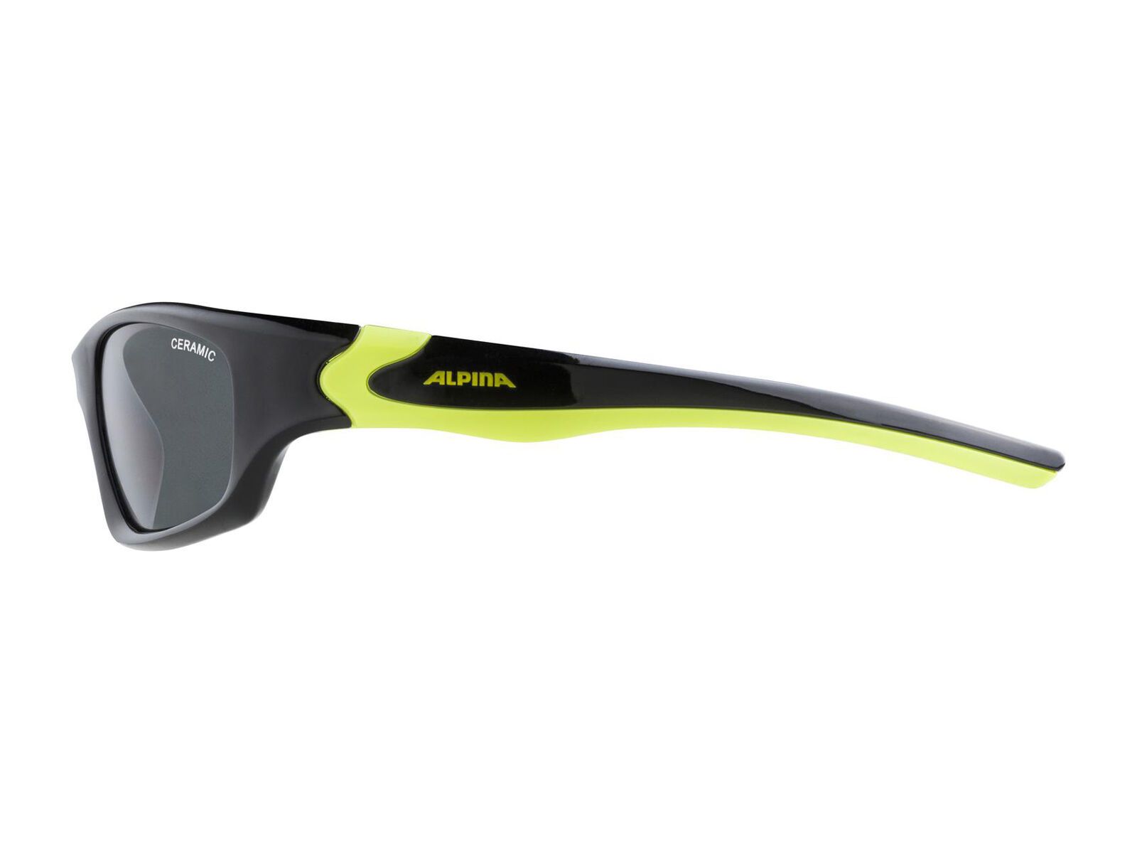Alpina Flexxy Teen, Ceramic Black Mir / black/neon yellow gloss - Bild 3