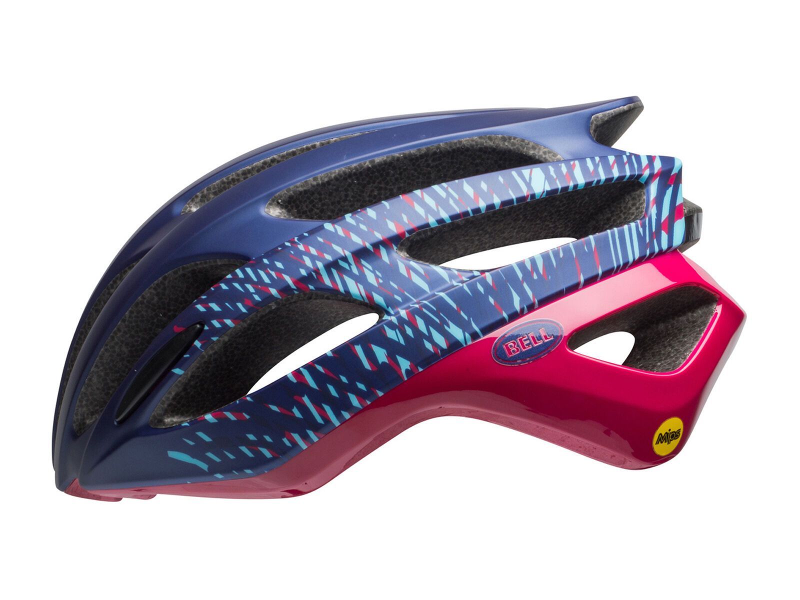 Bell Falcon Joy Ride MIPS, matte/gloss navy/cherry fibers - Bild 2