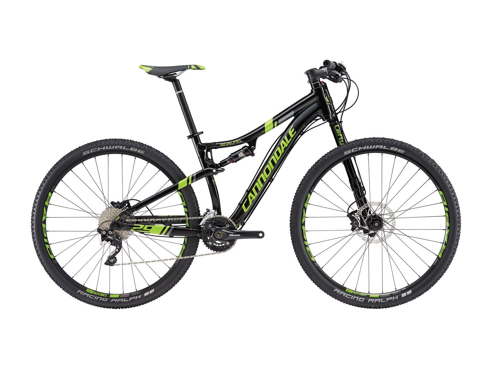 Cannondale Scalpel 4 29, jet black w/bezerker green - Bild 1