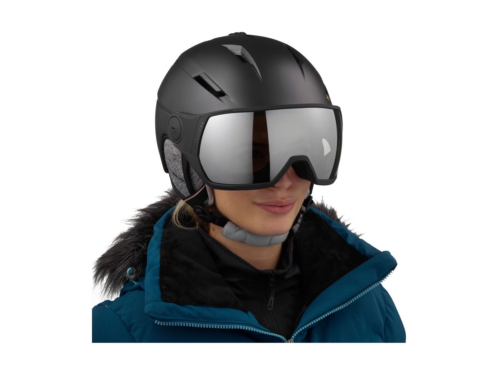 Salomon Icon² Visor, black/silver uni - Bild 2