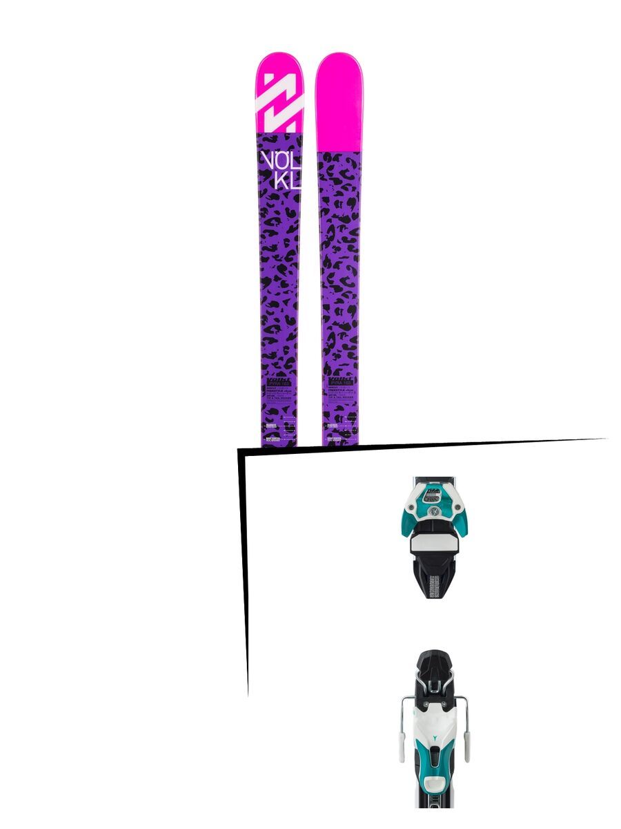 Set: Völkl Pyra 2016 + Atomic Warden 11 DT 90 mm, white/mint - Skiset - Bild 1