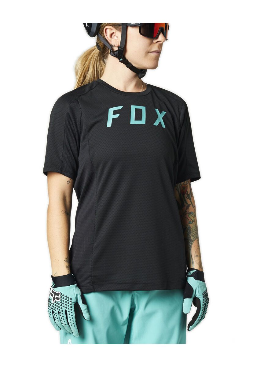 Fox Womens Defend SS Jersey, black - Bild 1