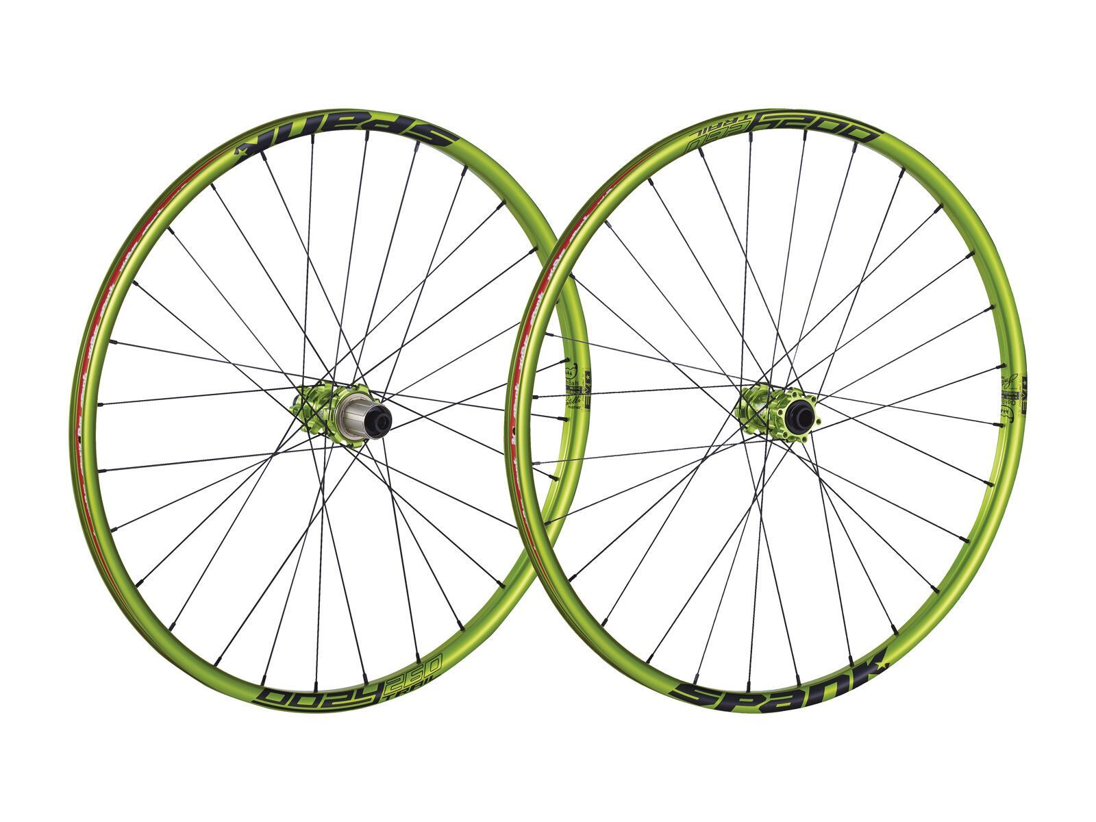 Spank Oozy Trail 260 Wheelset 27.5, emerald green - Bild 1