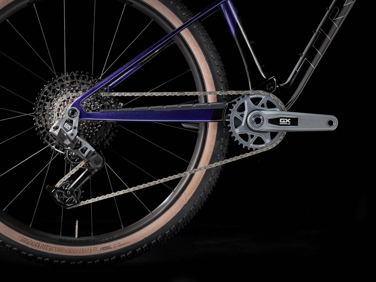 Trek Supercaliber SL 9.7 GX AXS T-Type Gen 2, carbon smoke/purple - Bild 6