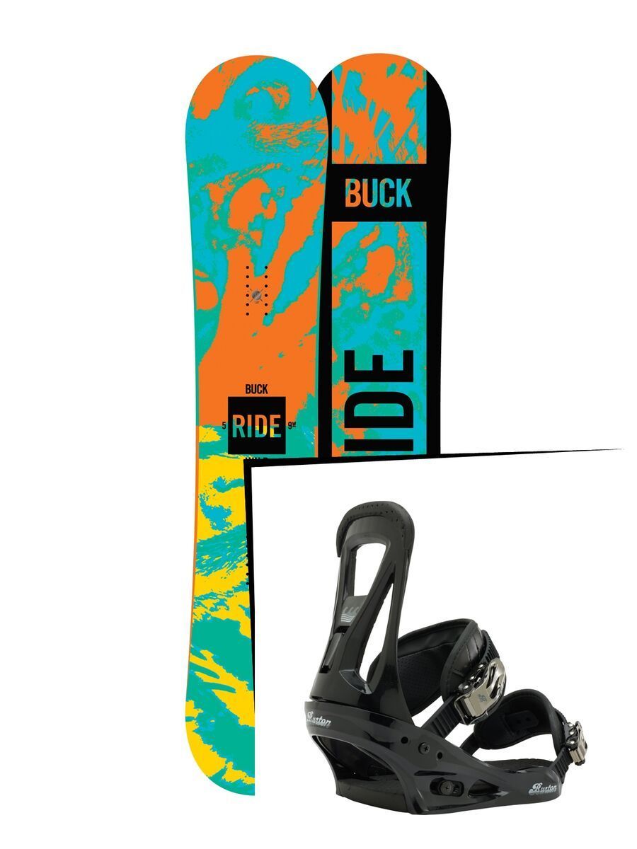 Set: Ride Buck Wild 2016 + Burton Freestyle (1464193S) - Bild 1