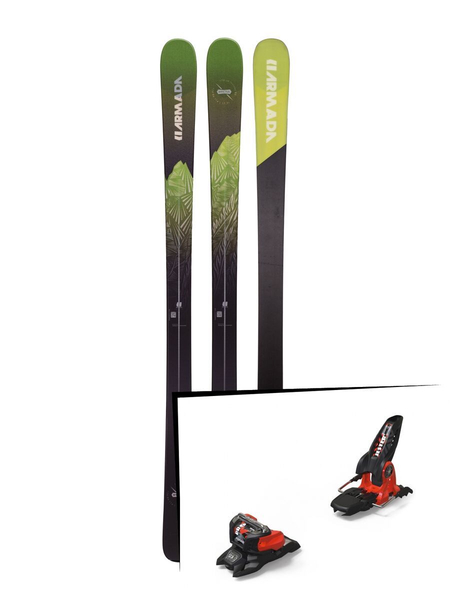 Set: Armada Invictus 85 2019 + Marker Jester 18 Pro ID black/flo-red - Bild 1