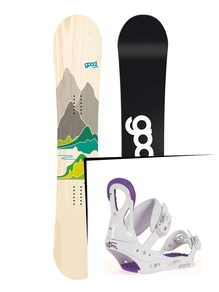 Set: goodboards Prima 2017 + Burton Stiletto Disc (1712939S) - Bild 1