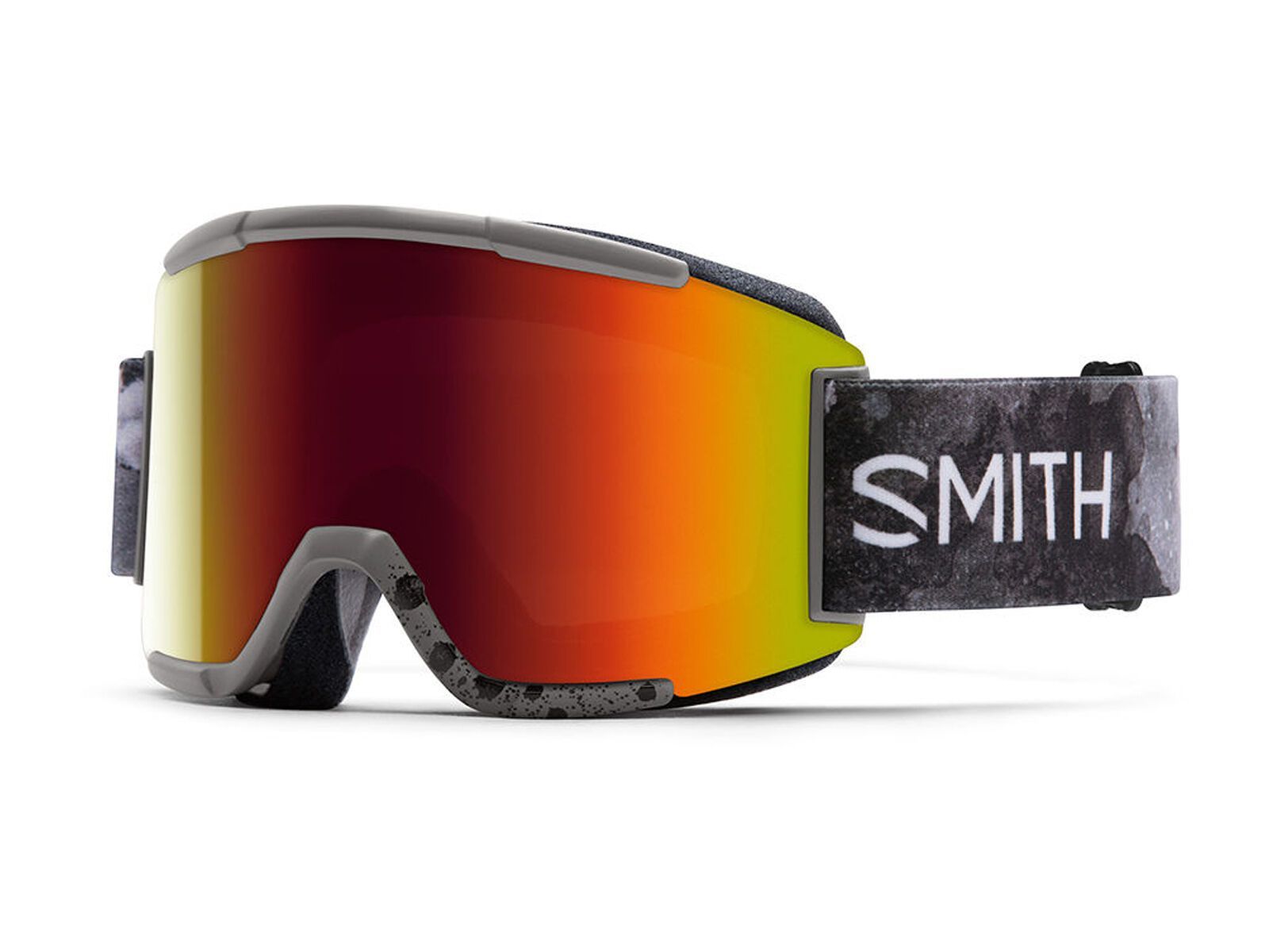 Smith Squad + Spare Lens, cement bleached/red sol-x mirror - Bild 1
