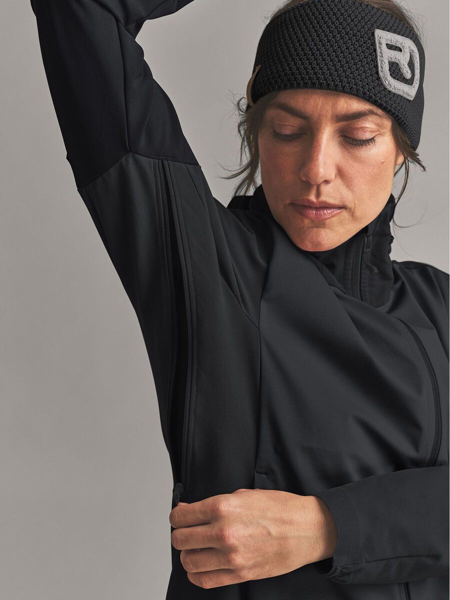 Ortovox Ortler Softshell Plus Jacket W, black raven - Bild 6