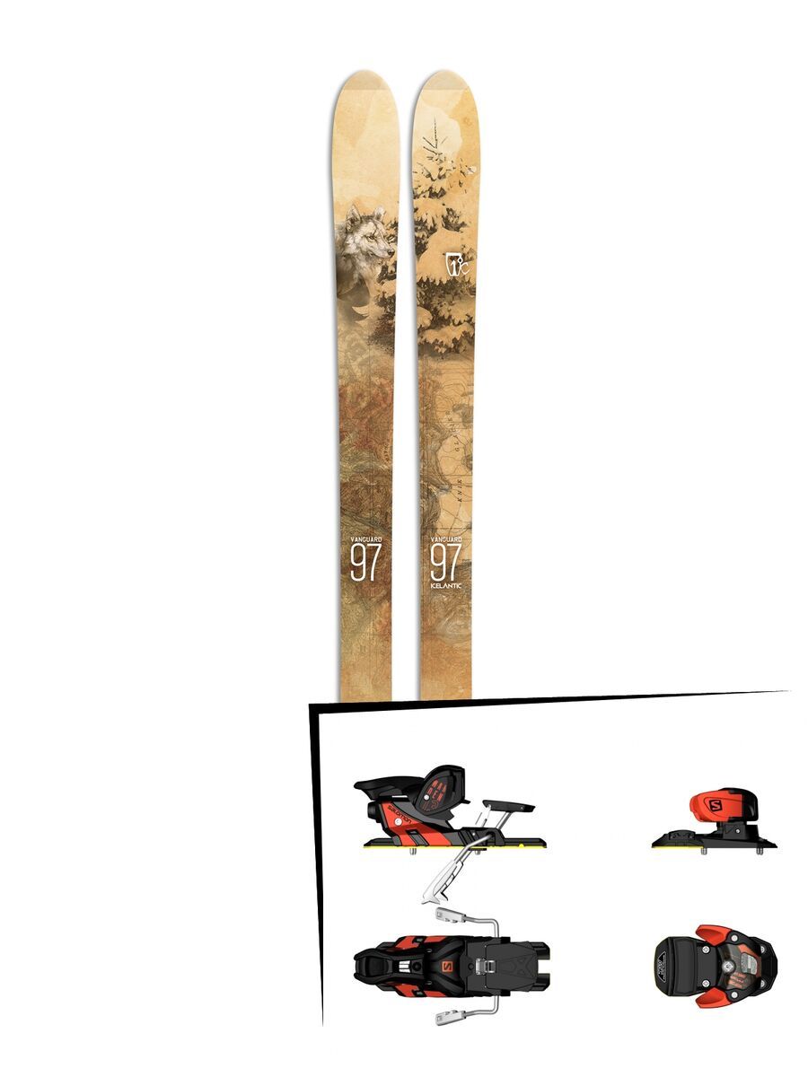 Set: Icelantic Vanguard 97 2017 + Salomon Warden MNC 13 (1456101) - Bild 1