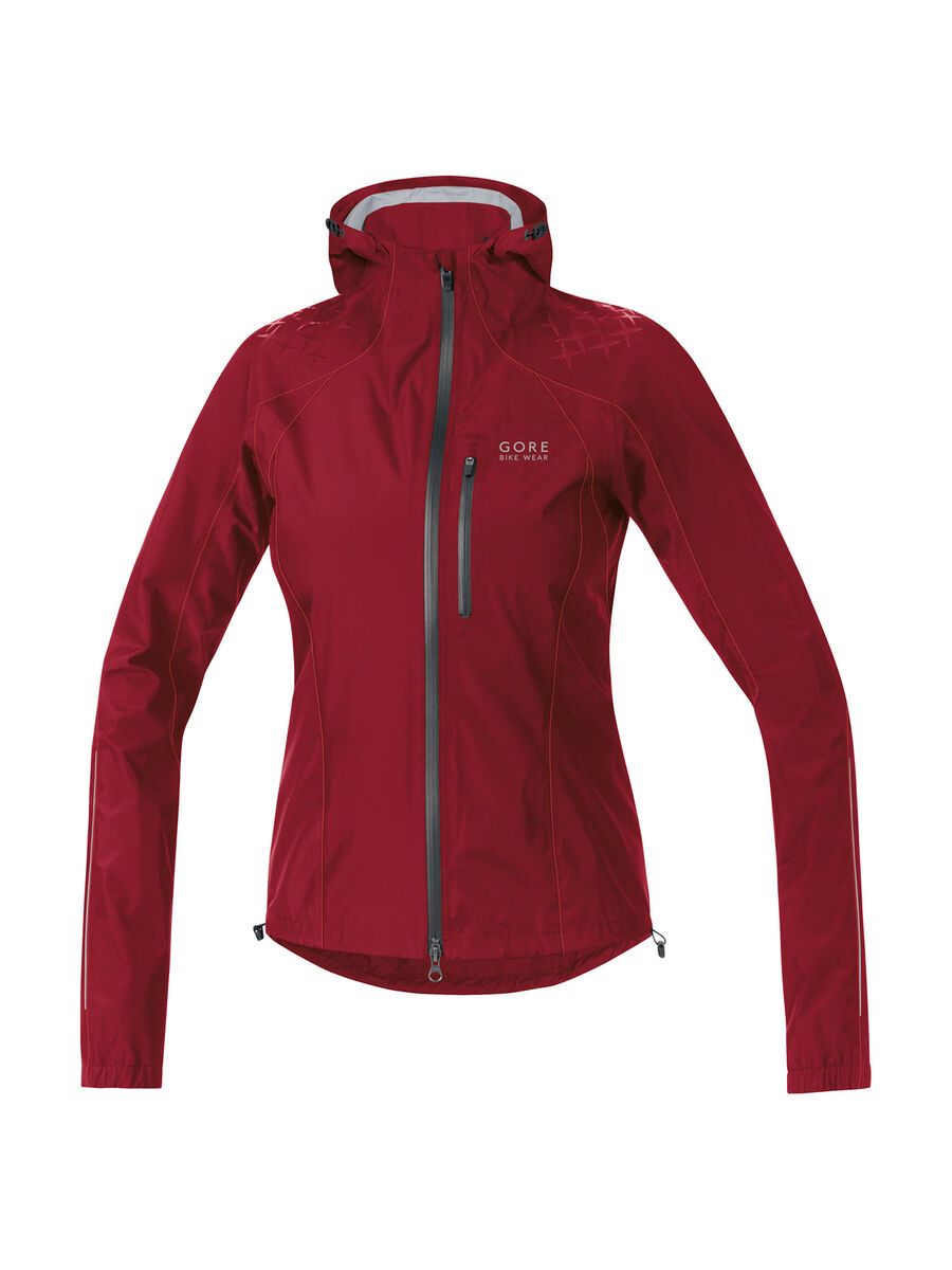 Gore Bike Wear Alp-X 2.0 Gore-Tex Active Lady Jacke, ruby red/lumi orange - Bild 3
