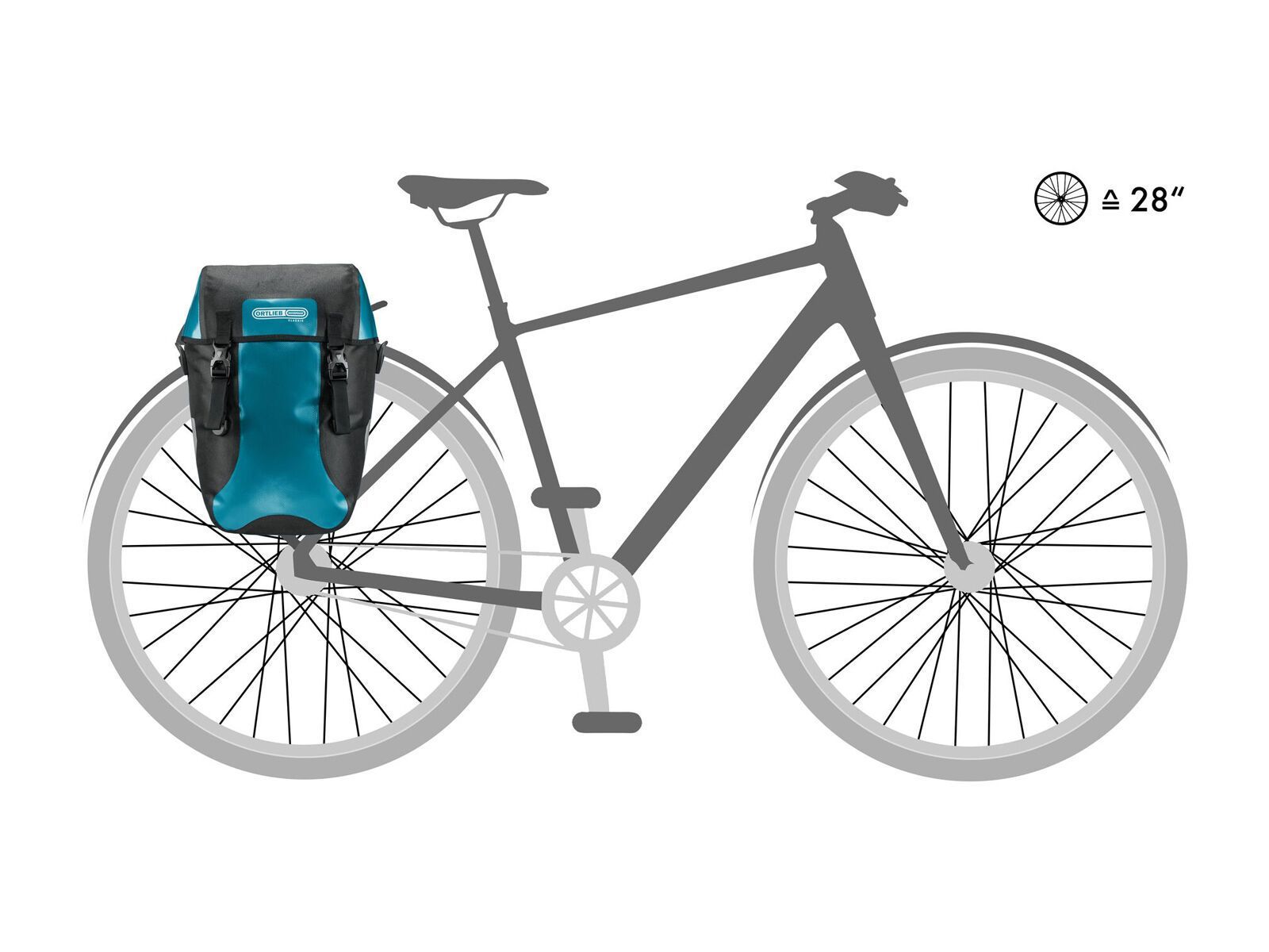 ORTLIEB Bike-Packer (Paar), petrol-black - Bild 9