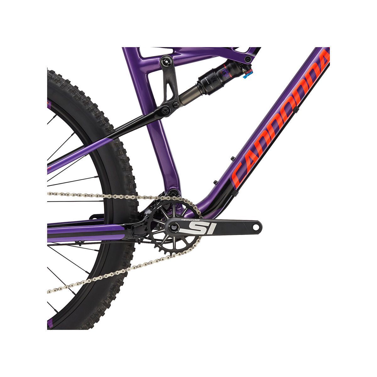 Cannondale Habit Carbon SE, mountain purple w/ jet black and acid red - PUR - Bild 3