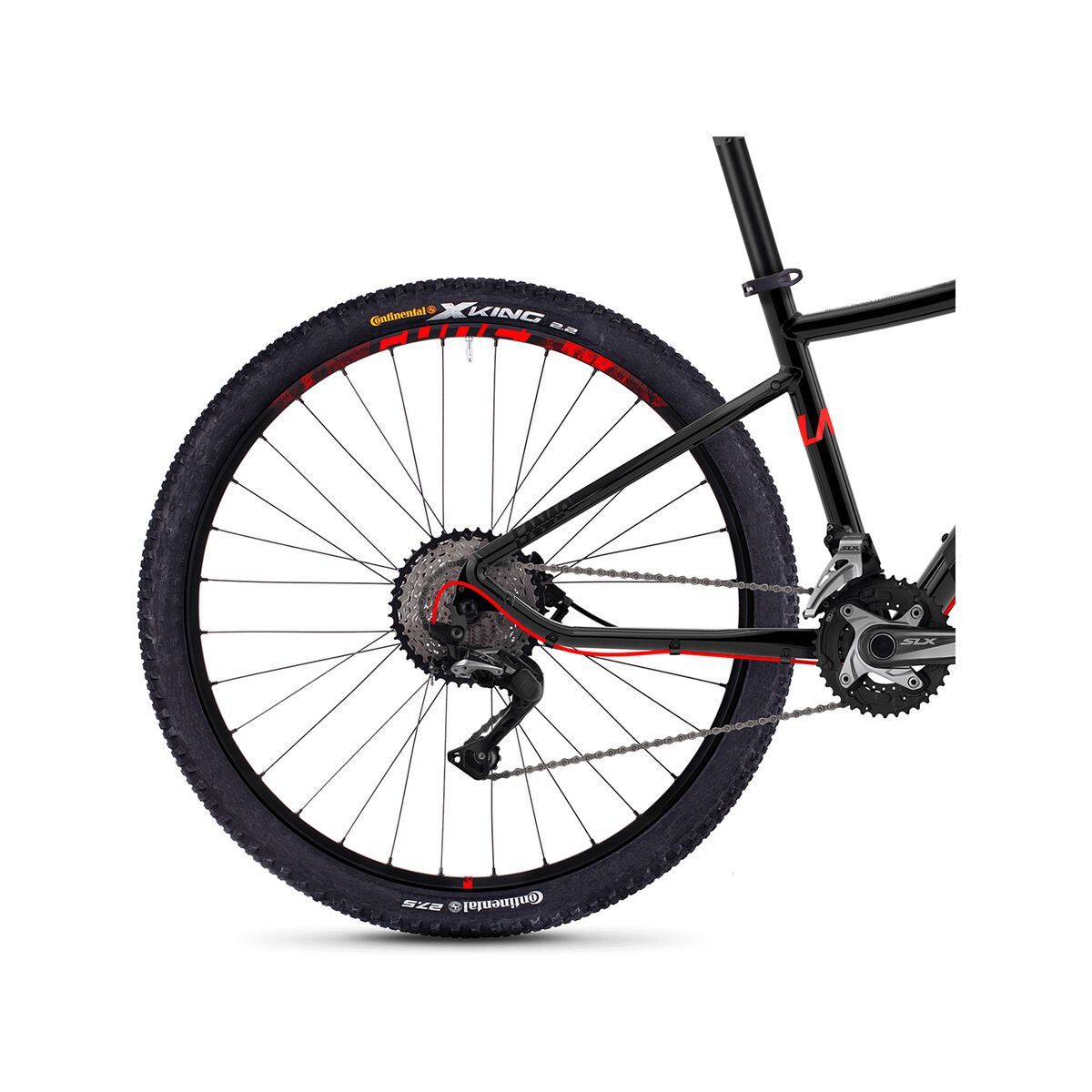 Ghost Lanao 7.7 AL, night black/neon red - Bild 4