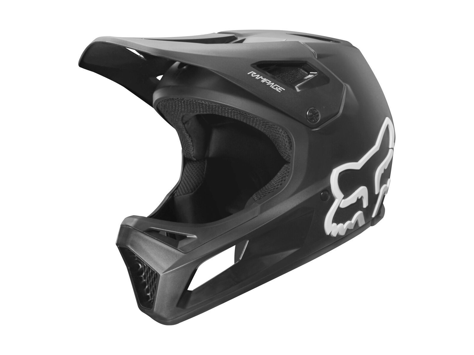 *** 2. Wahl *** Fox Youth Rampage Helmet, black - Fahrradhelm | Größe YL // 51-52 cm - Bild 1