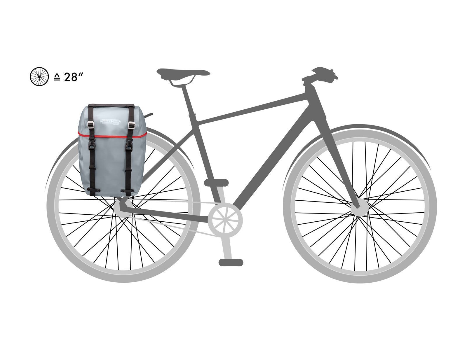 ORTLIEB Bike-Packer Original, alu grey - Bild 9