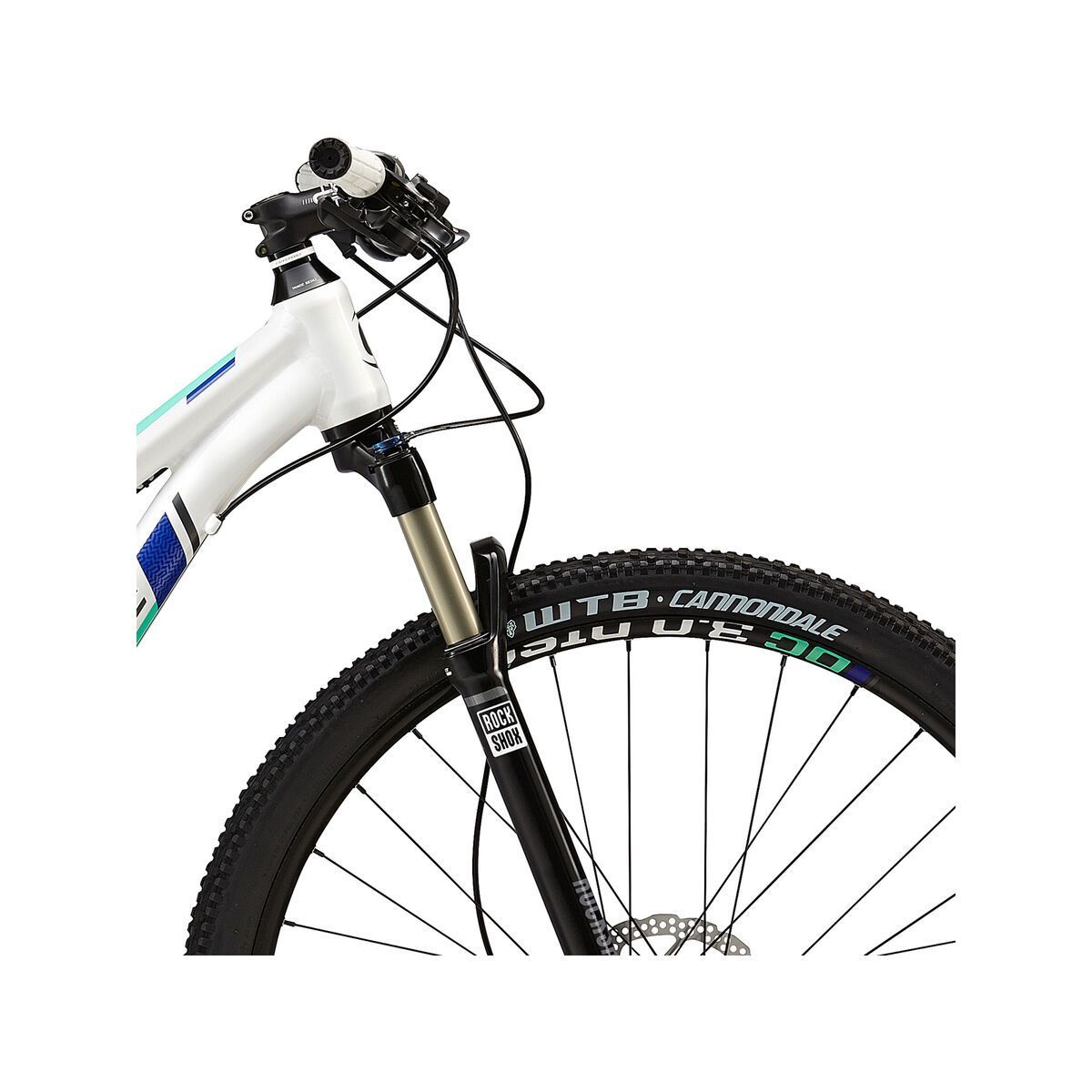 Cannondale Trail SL 29 Womens 3, magnesium white with tropics, abyss blue and let black, gloss - Bild 5