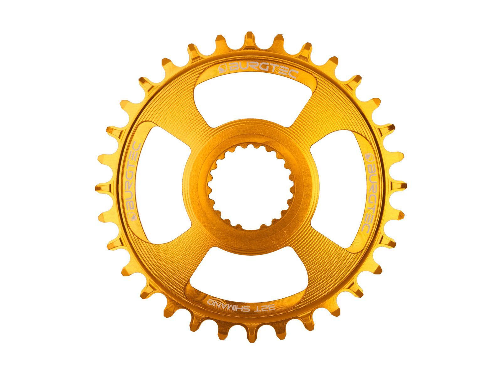 Burgtec Shimano Direct Mount Thick Thin Chainring burgtec bullion gold 30 Z BT-8730