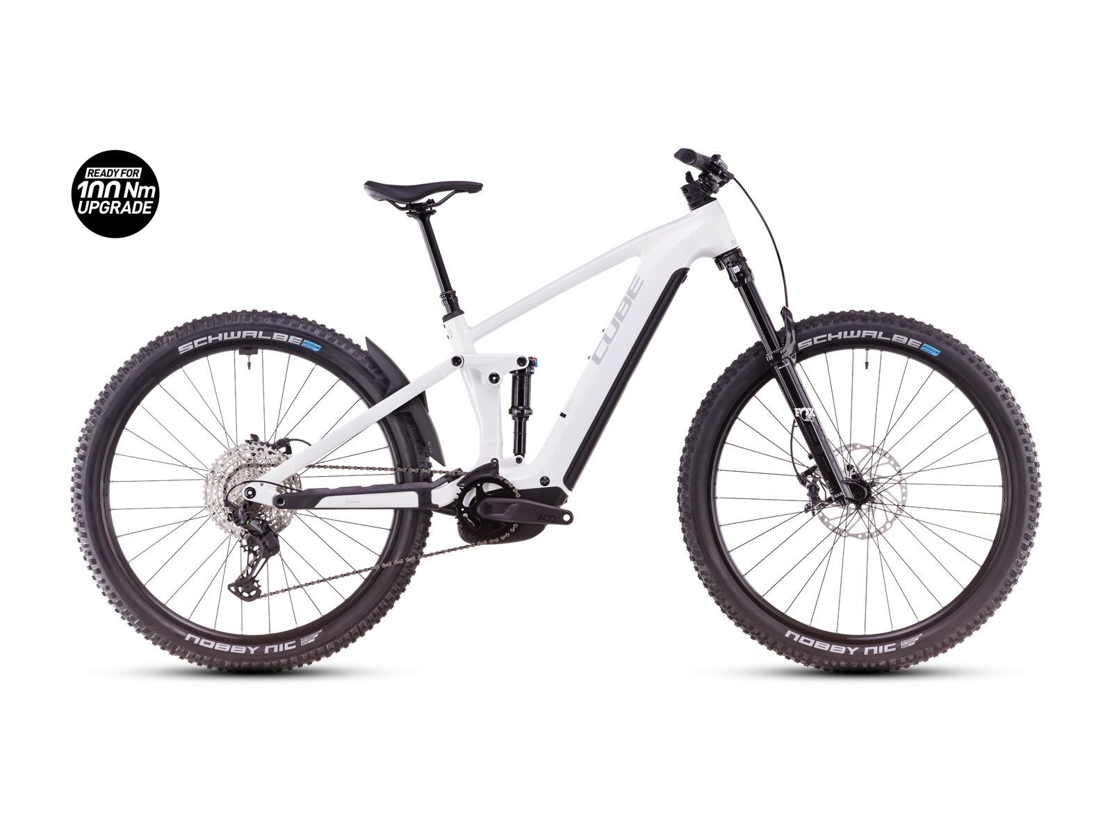 Cube Stereo Hybrid One44 EXC 800 27.5, metallicwhite´n´black - Bild 2