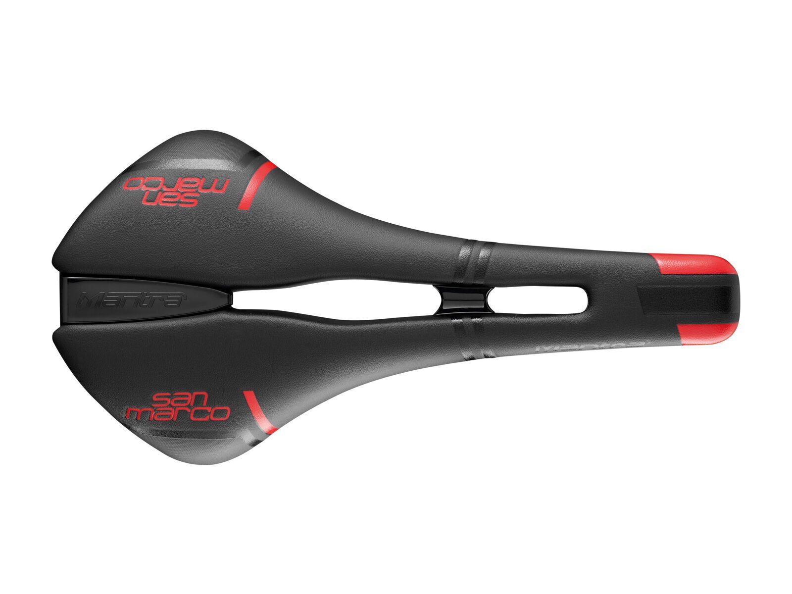 Selle San Marco Mantra Racing Open - Narrow, black/red - Bild 1