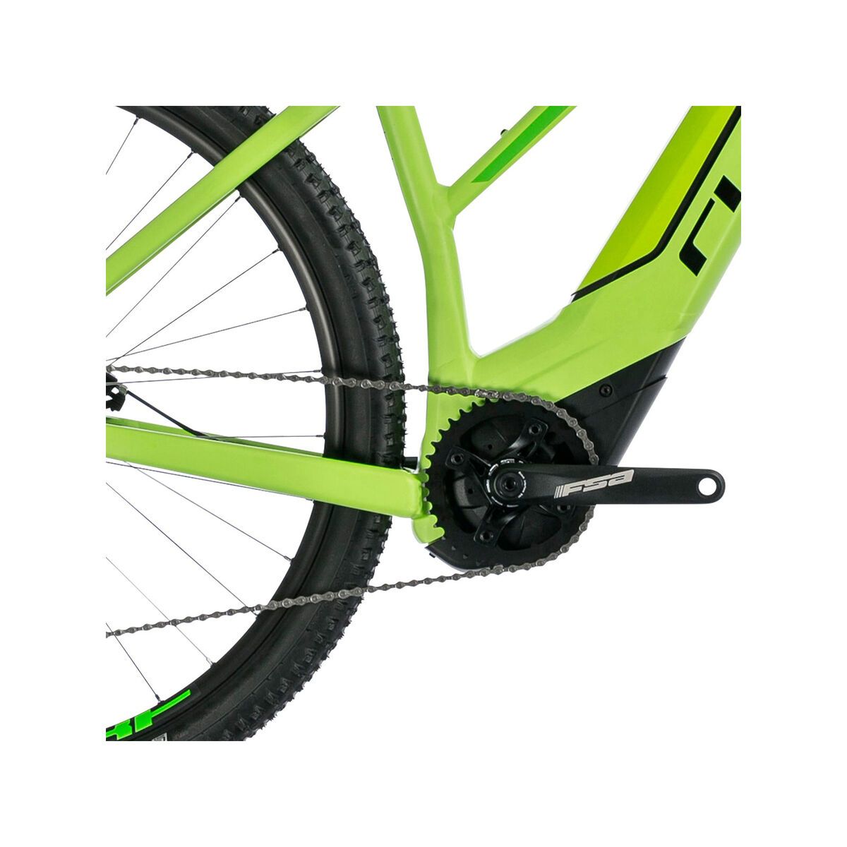 Cube Acid Hybrid ONE 400 29 Trapeze, green´n´black - Bild 4