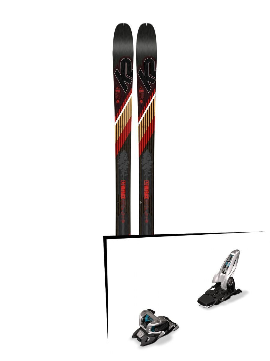 Set: K2 SKI Wayback 80 2019 + Marker Griffon 13 ID white - Bild 1