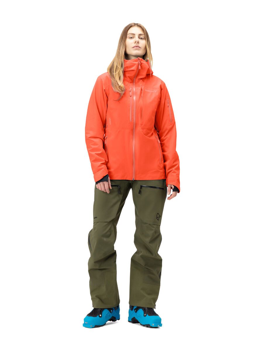 Norrona lofoten Gore-Tex Insulated Jacket W's, orange alert - Bild 3