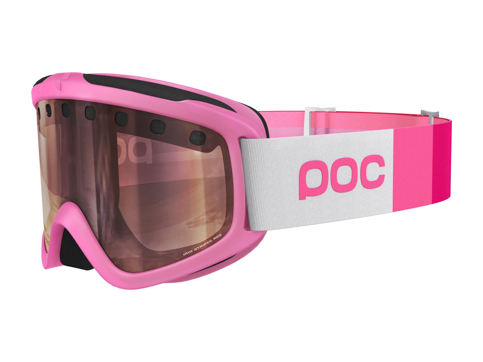 POC Iris Stripes, actinium pink/Lens: bronze silver mirror - Bild 1