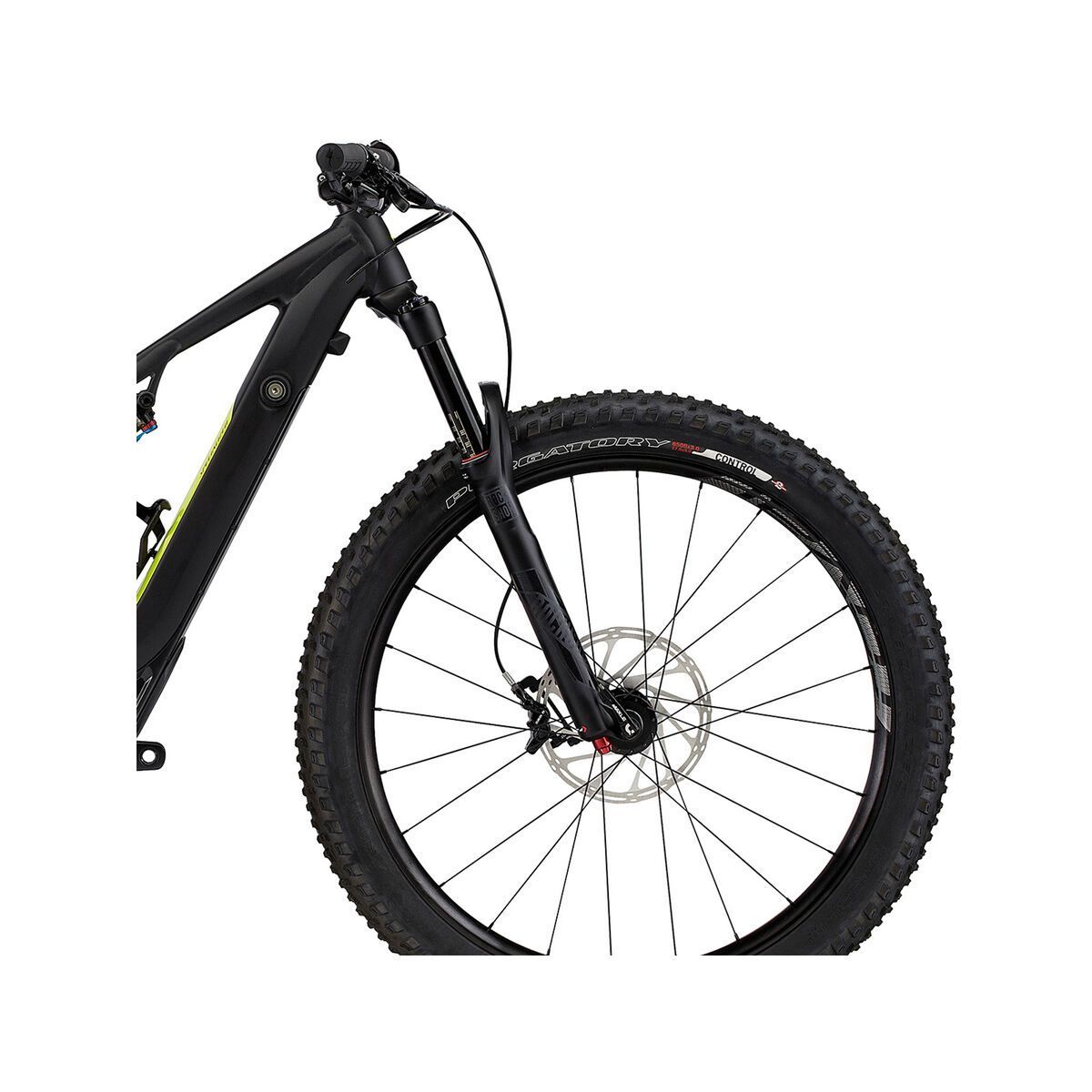 Specialized Woman's Turbo Levo FSR Comp 6Fattie, satin/gloss tarmac black/hyper green - Bild 5