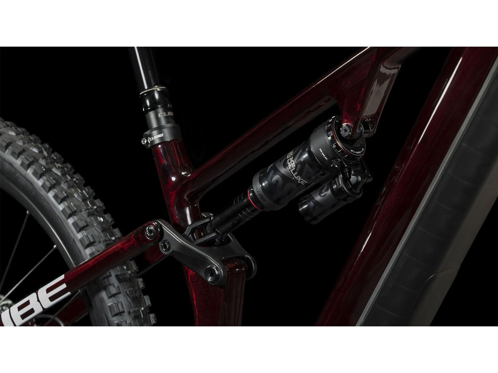 Cube Stereo Hybrid One55 C:68X SLX 750 29, liquidred´n´carbon - Bild 3