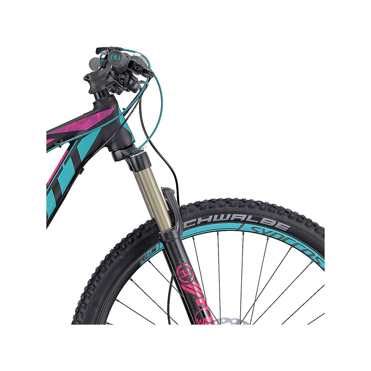 Scott Contessa Spark 700, black/turquoise/pink - Bild 5