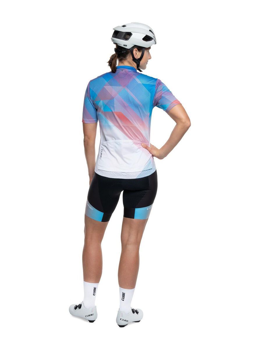 Cube WS Trikot CMPT Teamline kurzarm, white - Bild 5