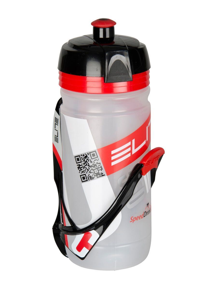 Elite Cannibal Halterung + Corsa Kit, rot/transparent - Bild 1